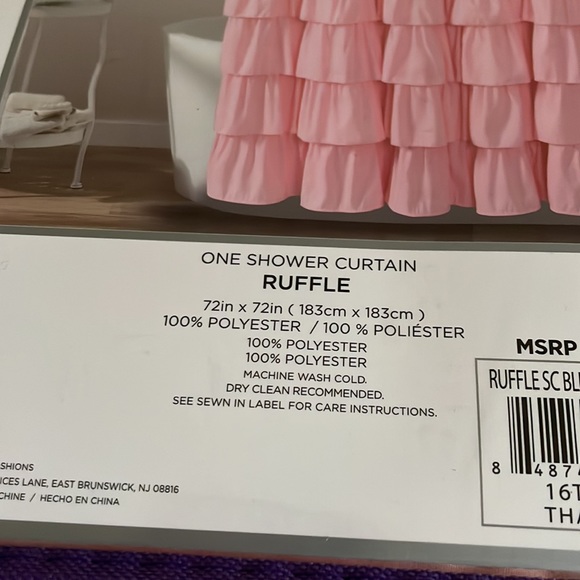 Lush Decor Ruffle Shower Curtain - Picture 3 of 5